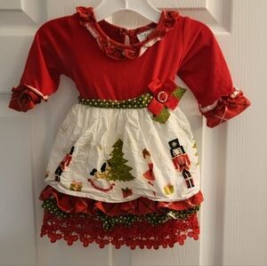 Charming Holiday Nutcracker Kids Dress